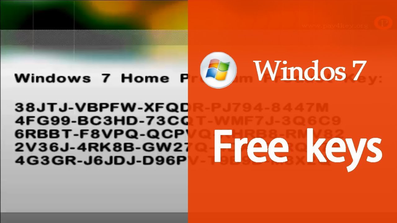 free windows 7 ultimate activation key